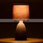 European ceramic meterial bedside table lamp and antique style LED lights