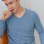 Long Sleeve V Neck Pullover Sweater,Light Soft Mens Cashmere Jumpers For Sale
