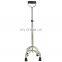 Medical Aluminum Adjustable Height 4 Leg Crutch Adjustable Aluminium cane with four legs walking stick