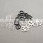 10mm Transparent Strap Lingerie Adjuster Bra Plastic Rings And Sliders