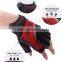 HANDLANDY In Stock Vibration-Resistant Half Finger Motorcycle Bike Riding Gym Sport Gloves