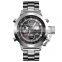 new 2019 SKMEI 1515 watches men wrist stainless steel band quartz wristwatches