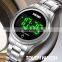 Luxury SKMEI 1737 LED Screen Stainless Steel Digital Watches Gold Touch Watch for Men Women