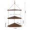 Home Corner New Design Rustic Wood Hanging Shelf