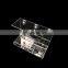 Custom clear transparent acrylic window bird feeder with drain hole