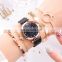 Women Watches Luxury Magnet Buckle Flower Rhinestone Watch Ladies Quartz Wrist Womens Branded Watches