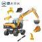 Earthwork Construction Tire Excavator Mini Digger Wheeled Excavators