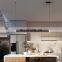 36W Smooth Frame Slim LED Chandelier Light For Hall Aluminum Square Indoor Pendant Light