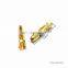 23mm Gold Custom Shoelace Aglet Metal Crimp Aglets