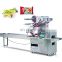 Gas nitrogen filling bread burger automatic flow wrapping buns croissant donut horizontal packing packaging machine