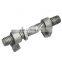 Cast and forged galvanized container lashing and fittings