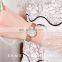 Skmei 9215 Stainless Steel Waterproof 3ATM Fashion Rose Gold Lady Watch Custom Logo for Women