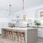 Custom made modern dark grey modular storage wall cupboard wood kitchen cabinet
