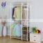 2x4 Layer 2 Tier Fabric Parts Stainless Steel Storage Shoe Rack
