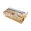 Factory Direct Supply 2 in 1 Compatible Bamboo Plastic Wrap Dispenser Foil Wrap Storage Drawers Organizer Box for Kitchen