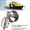 2.5in 63mm Car Exhaust Control Valve Boost Vacuum Activated Exhaust Cutout/Dump Air Vent Outlet Fit for E30 Silver