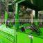 Electric sightseeing trackless train theme amusement park funfair playground fiberglass train rides