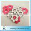 Lovely rhinestud hot fix studs flower hot fix studs selling rhinestuds for motif wholesaler