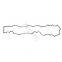 Suitable for RENAULT side cover gasket VOLVO oil cooler gasket 20536620 overhaul kit cylinder gasket