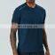 In Plus Size Mens Gym Short Sleeve Breathable Shirts Custom Polyester Print Sports Tops