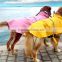 waterproof PU reflective tage large size pet raincoat dog