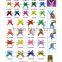 Des.: Basket wrapping Pull Butterfly Ribbon Bow Tie/pull bow/butterfly decoration tie