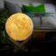 Dimmable Touch Control Brightness Wooden Stand Electric 3D Print Full 16 Colors Lamp Moon Lamp
