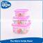 Good sealing square disposable plastic food container with low price