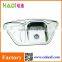 Modern design stainless steel kitchen sink with drainboard HD9550A