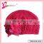 Machine crochet baby winter hat,plain bucket hat wholesale flower hat for girls