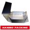 grey paperboard glossy lamination foil stamping folding box for wines, champagnes and spirits packaging