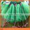 wholesale 2016 christmas girls basic tutus with bow,popular tulle tutus for kids,plain kelly green pettiskirts child