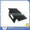 Custom metal sheet fabrication plated with powder coated black metal box