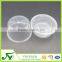 Customized disposable 450ml plastic fast food storage box with lid