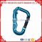 Snake Embossed Handbag Aluminum Snap Hook ,No Tensile Strength Carabiner Bit Aluminum Snap Hook, Green Aluminum Hook