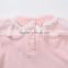 Best-selling winter long sleeve beads plus velvet lace latest tops for girls 4-12y