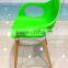 Popular Simple Style Wooden legs PP Cafe Chair/Restaurant Chair, HYH-A314