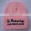 Unisex Ladies Cotton Slouchy Beret Plain Baggy Hat Ski Warm Beanie Cap pink