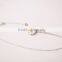 Sterling silver gold tiny daisy pendant fashion drop necklace jewlry for girls gift