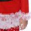 Fall boutique baby Christmas clothes wholesale kids clothes sets tops lace ruffle top 2pcs baby fall outfits