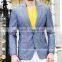 2016 New Design Leisure Style Blazer One Button Ash Color Slim Fit starry dot Jacket Business Suit For Man                        
                                                Quality Choice
