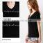 new fashion summer deep V t shirt sexy t shirt for lady printed t shirt                        
                                                Quality Choice