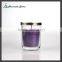 scented candle in jar with metal lid
