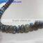 Labradorite Smooth Rondelle Beads Full Flash Plane Beads 100 % NATURAL Gemstones 16" L/strand