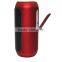 2016 lastest model hot sale waterproof cylinder portable speaker bluetooth speaker
