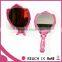 wedding gifts plastic standing cosmetic handheld mirror for guests