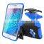 Heavy duty protective stand rubber cover for Samsung Galaxy J3 ballistic back case