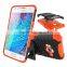 Heavy duty protective stand rubber cover for Samsung Galaxy J3 ballistic back case