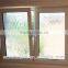 Wood color double-sash PVC/UPVC tilt and turn windows, PVC/UPVC inward opening glass windows and doors