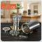 Good quality double wall stainless steel ice bucket/portable tiny waist ice bucket with tong&rack&lid/ beer ice bucket